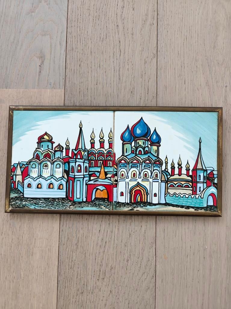 Keramische tegels Rode Plein Moskou, Antiek en Kunst, Ophalen