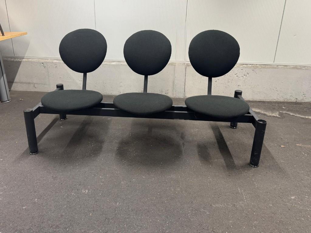 Banc pour salle d'attente 3 places, Cantine ou Aula, Enlèvement, Utilisé, Chaise