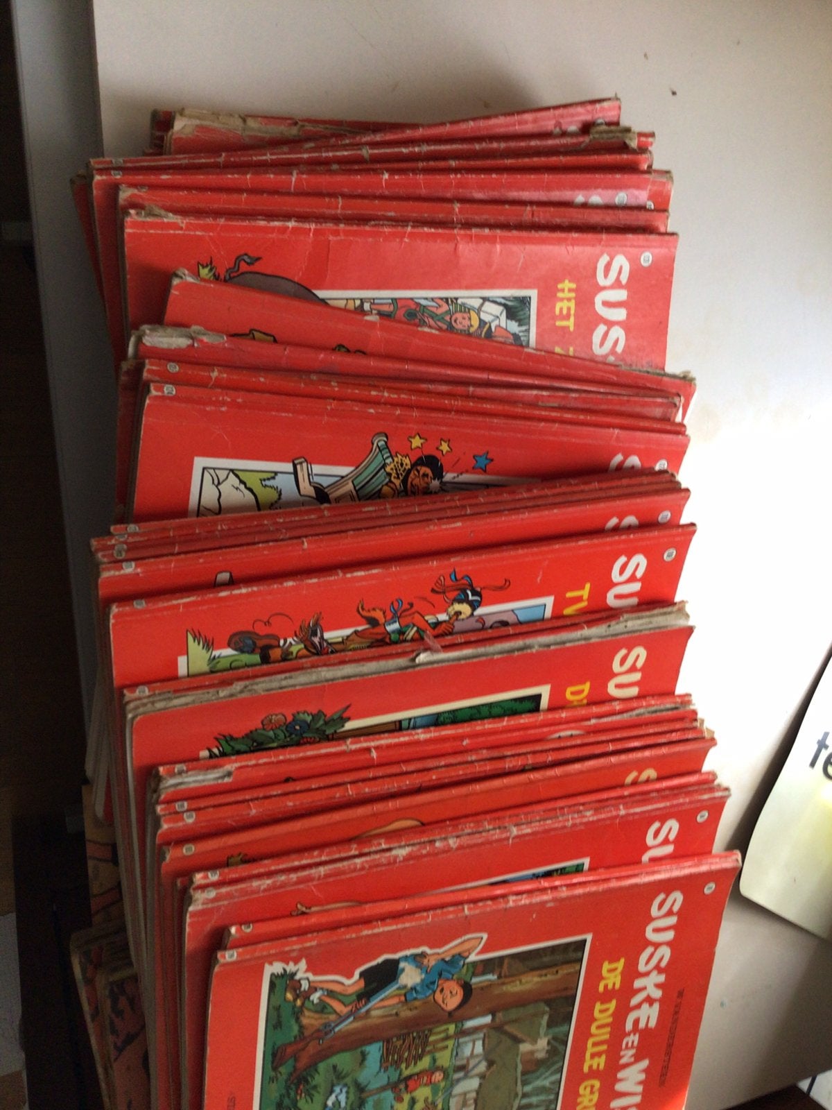 38 Strip boeken van suske en wiske, Boeken, Stock en Verzamelingen, Ophalen, Gelezen, Kind en Jeugd