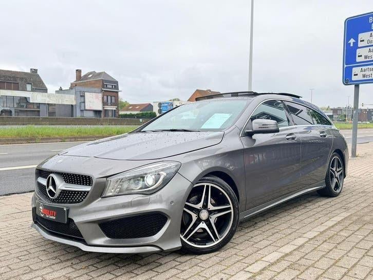 Mercedes Cla200d Shooting Break 2016 AmgLine Automaat Pano, Auto's, Achterwielaandrijving, Euro 6, 4 cilinders, Bedrijf