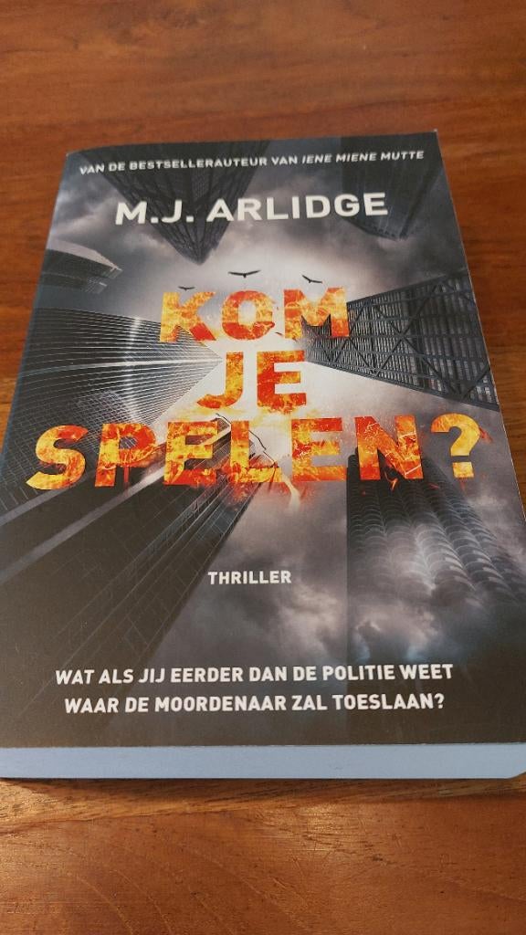Kom je spelen Arlidge, Ophalen of Verzenden, Zo goed als nieuw, M.J. Arlidge