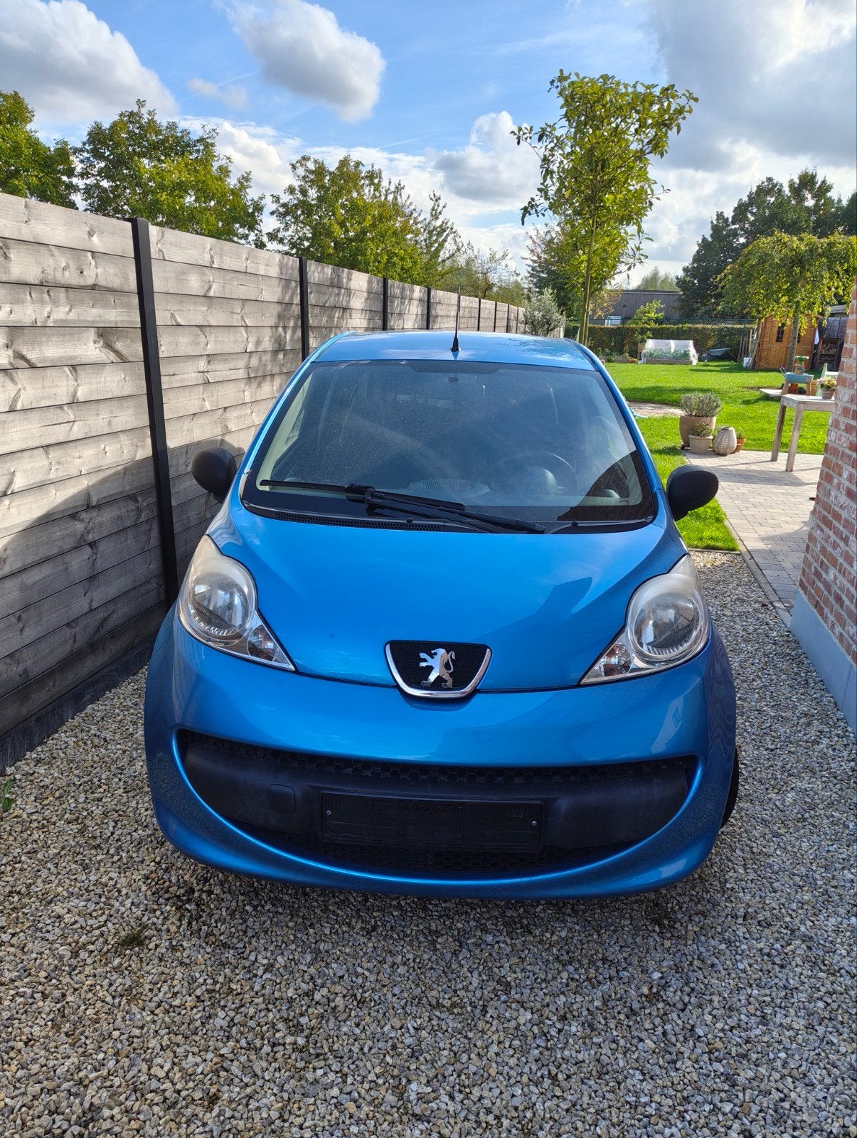 Peugeot 107 voor opmaak/export/onderdelen, Auto's, Zwart, Blauw, Handgeschakeld, Particulier
