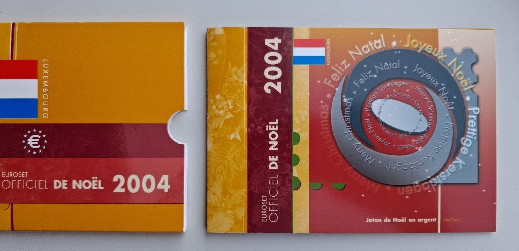 Euro set officiel de Noël Luxembourg 2004 4/150 exemplaires, Enlèvement ou Envoi, Luxembourg, Autres valeurs