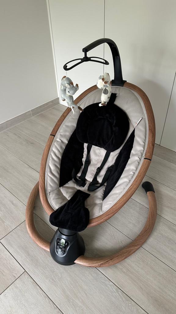 Balancelle électrique bébé Qute – Comme neuve, Autres marques, Comme neuf, Enlèvement, Avec ceinture(s)