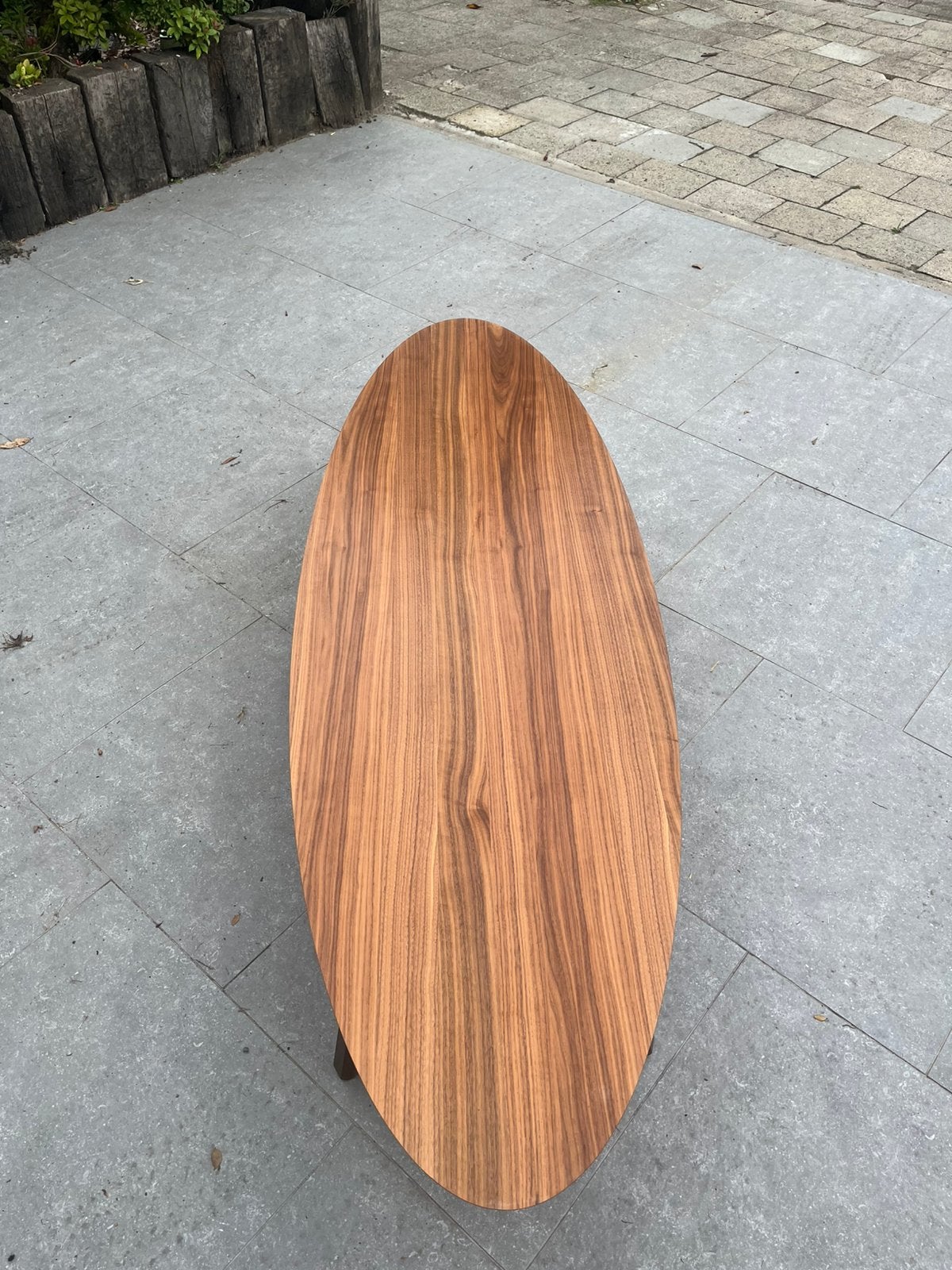Salontafel kleur walnoot - Stockholm, 150 à 200 cm, Enlèvement, Utilisé, 50 à 100 cm