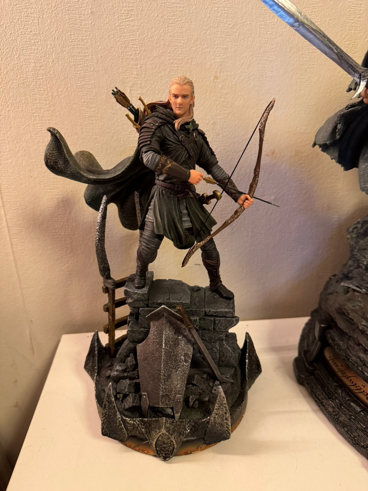Iron Studios Legolas 1/10, Collections, Lord of the Rings, Enlèvement, Comme neuf, Statue ou Buste