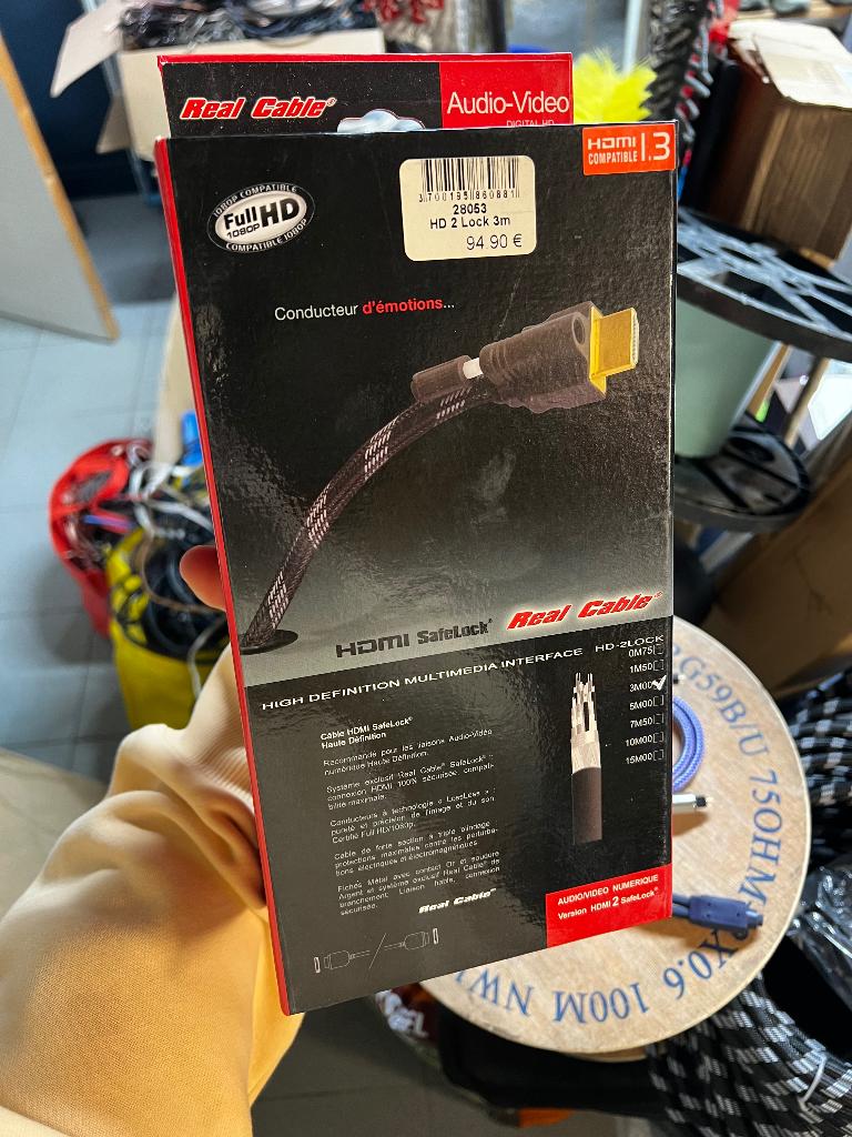 Câble HDMI, Enlèvement ou Envoi, Neuf, 2 à 5 mètres, Câble HDMI