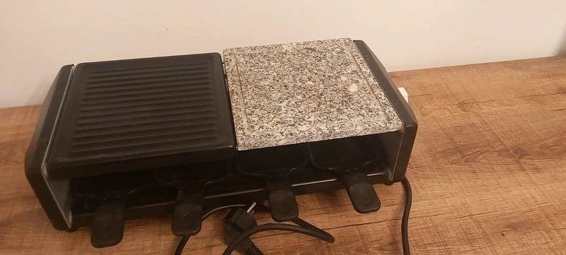 Raclette en steengrill, Ophalen, Zo goed als nieuw, 4 t/m 7 personen
