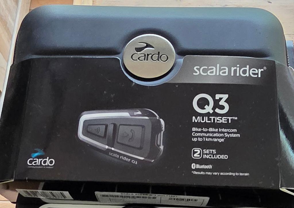 Cardo Scala Rider Q3 Multiset – Bluetooth, Enlèvement ou Envoi, Autres marques, Bluetooth