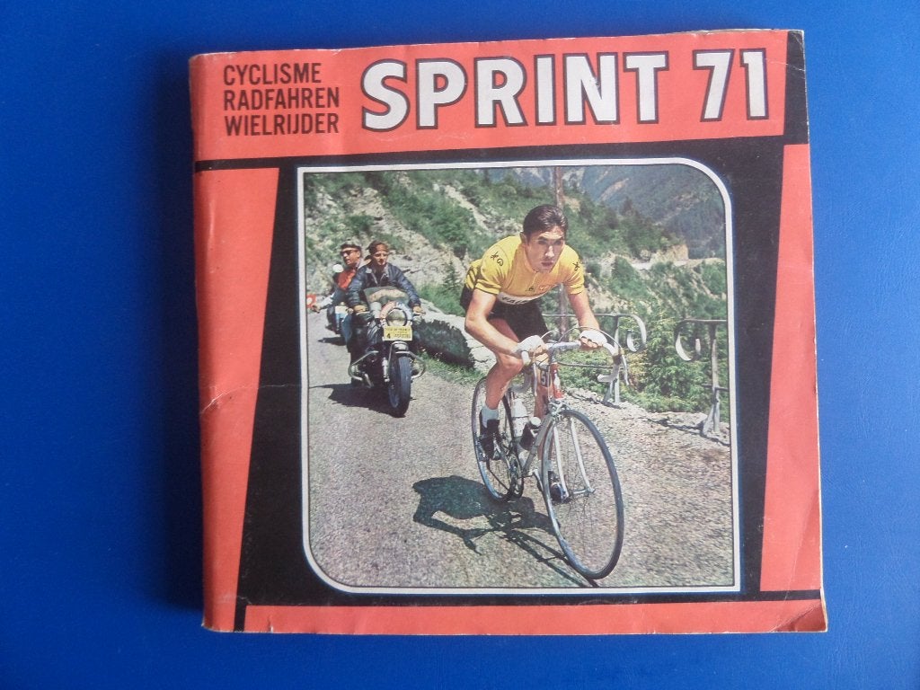 wielrenners - sprint 1971, Hobby en Vrije tijd, Stickers en Plaatjes, Ophalen of Verzenden, Gebruikt, Stickers en Plaatjes