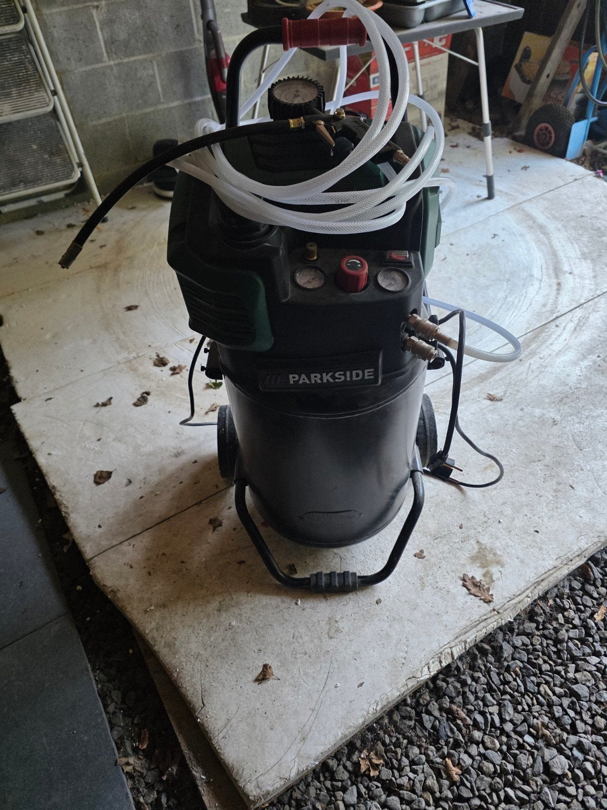 compresseur 50l, Enlèvement