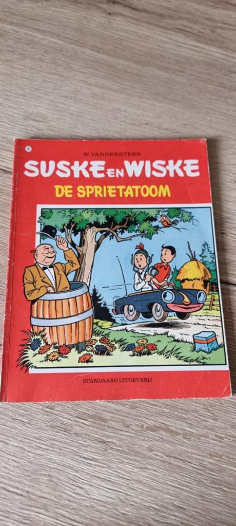 Strip Suske en Wiske - 107 De sprietatoom, Boeken, Eén stripboek, Ophalen of Verzenden, Gelezen, Willy Vandersteen
