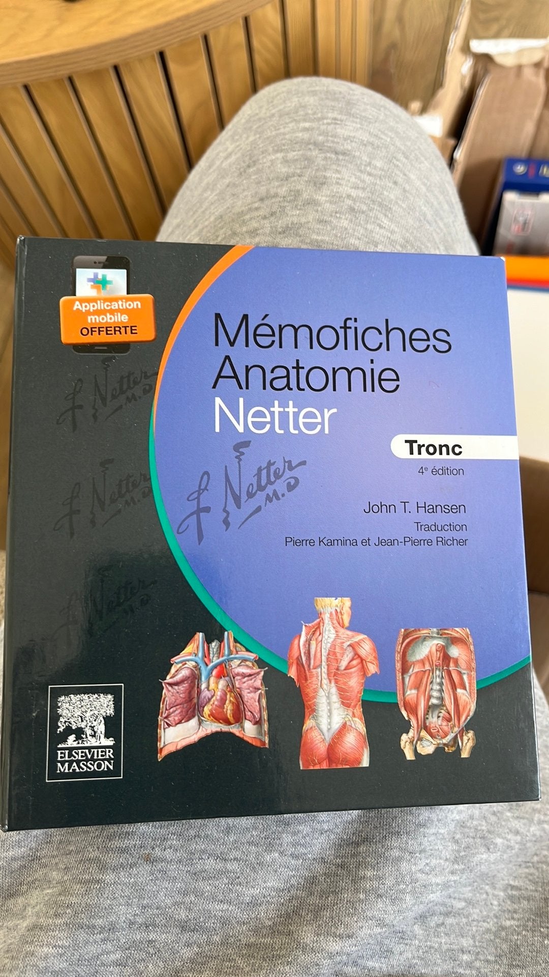 Livre anatomique médecine mémofiches, Enlèvement, Comme neuf