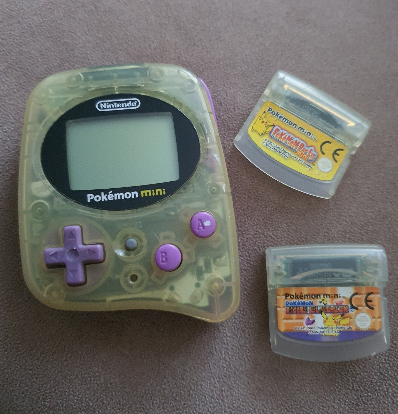 Nintendo pokemon mini + jeux, Enlèvement ou Envoi, Utilisé, Avec jeux