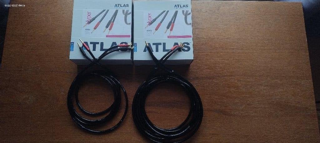 Luidsprekerkabels ATLAS HYPER ACHROMATIC 3.5, Enlèvement ou Envoi, Comme neuf, 2 à 5 mètres, Câble de haut-parleur
