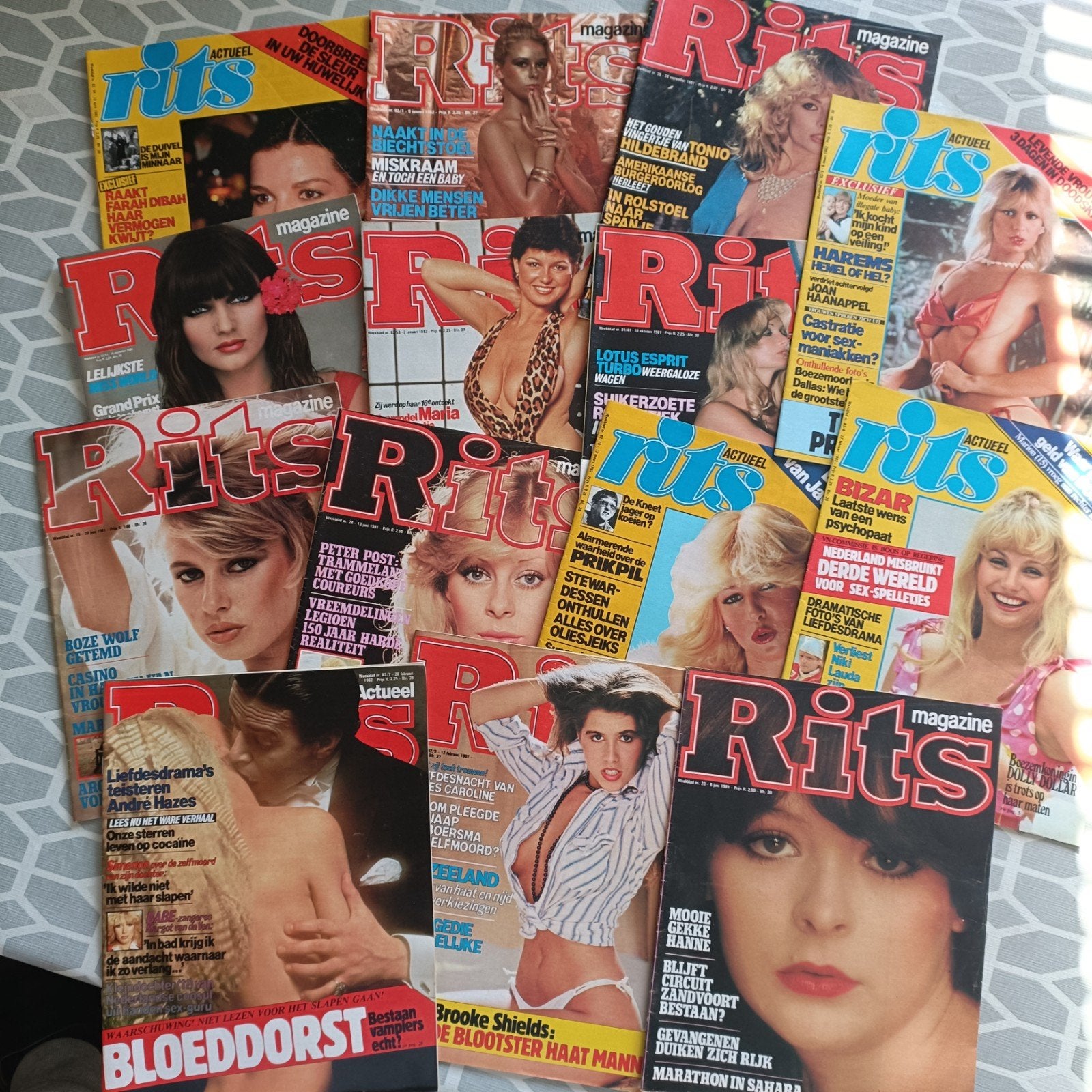 Vintage tijdschriften Rits, Ophalen of Verzenden