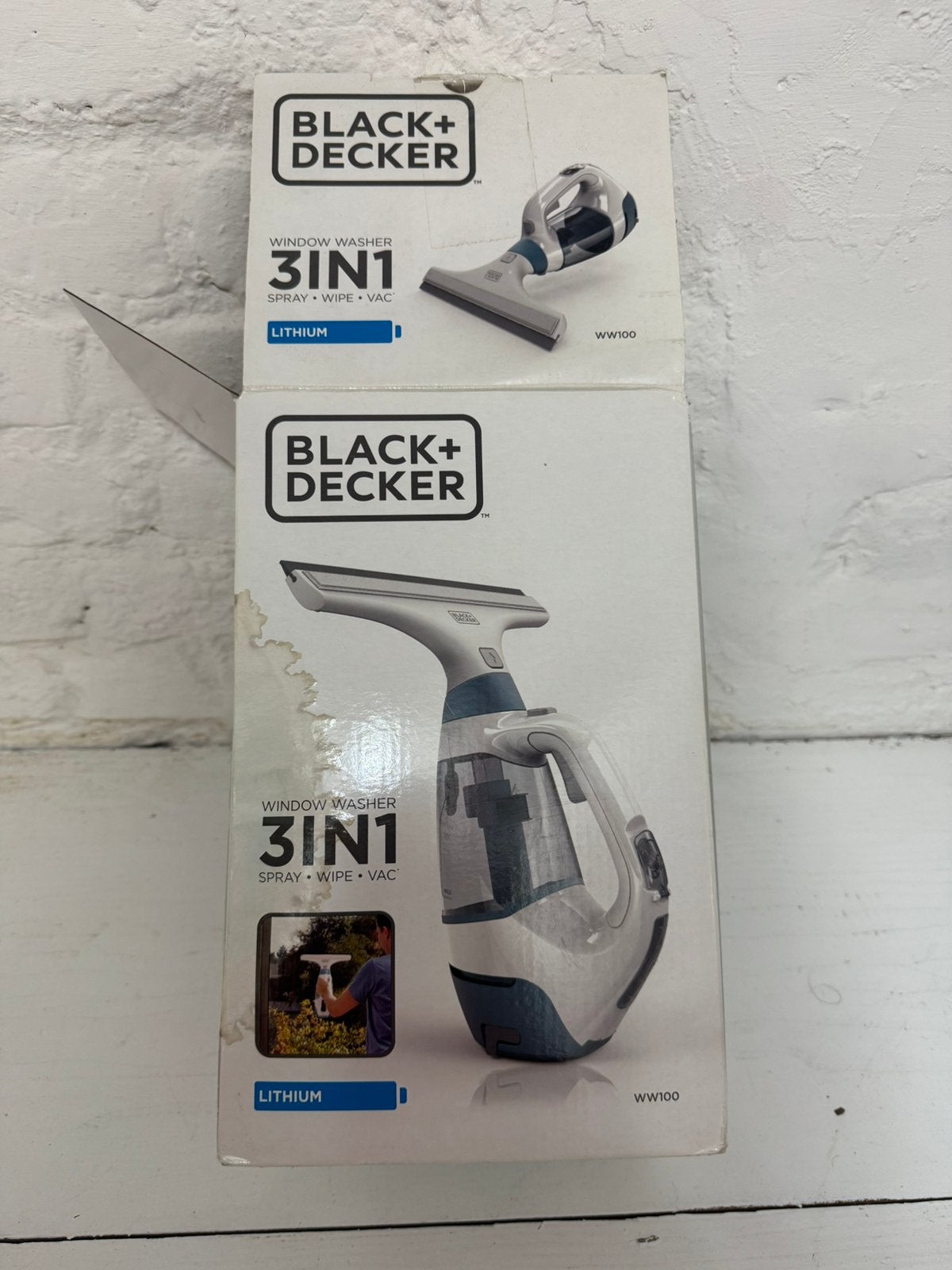 Lave-vitres Black & Decker 3in1, Doe-het-zelf en Bouw, Ophalen of Verzenden, Gebruikt, Overige typen
