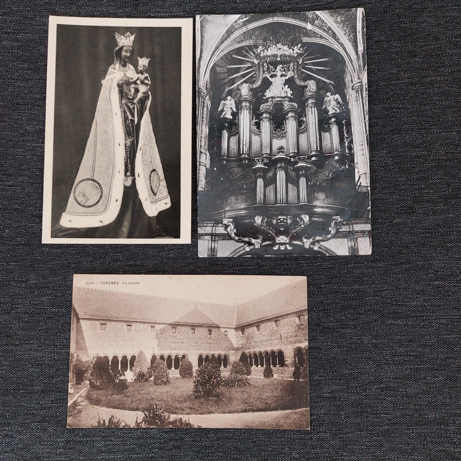 3 oude postkaarten van Tongeren, Verzamelen, Ophalen of Verzenden