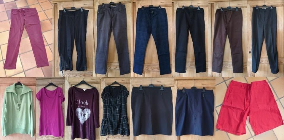 Lot de vêtements pour dames (taille 44 - XXL), Enlèvement ou Envoi, Porté, Taille 42/44 (L)