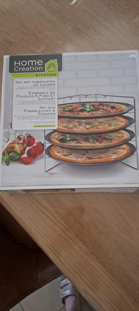 Set met pizzaplaten, Tuin en Terras, Barbecue-accessoires, Ophalen