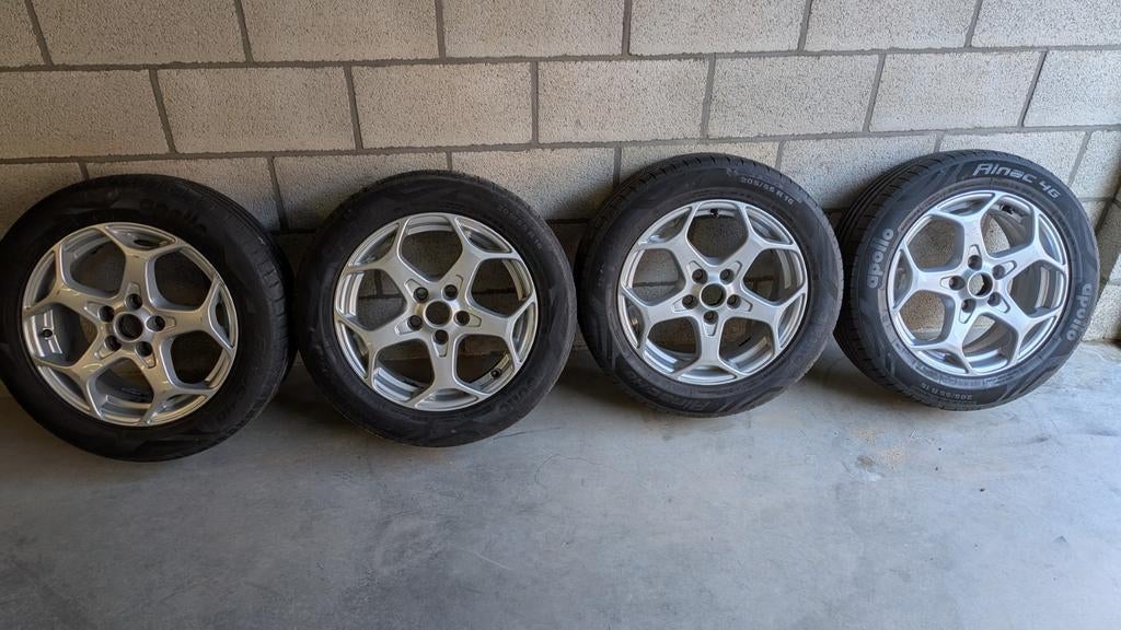 Banden met originele Ford velgen, Auto-onderdelen, Banden en Velgen, Ophalen, Gebruikt, 16 inch, 205 mm