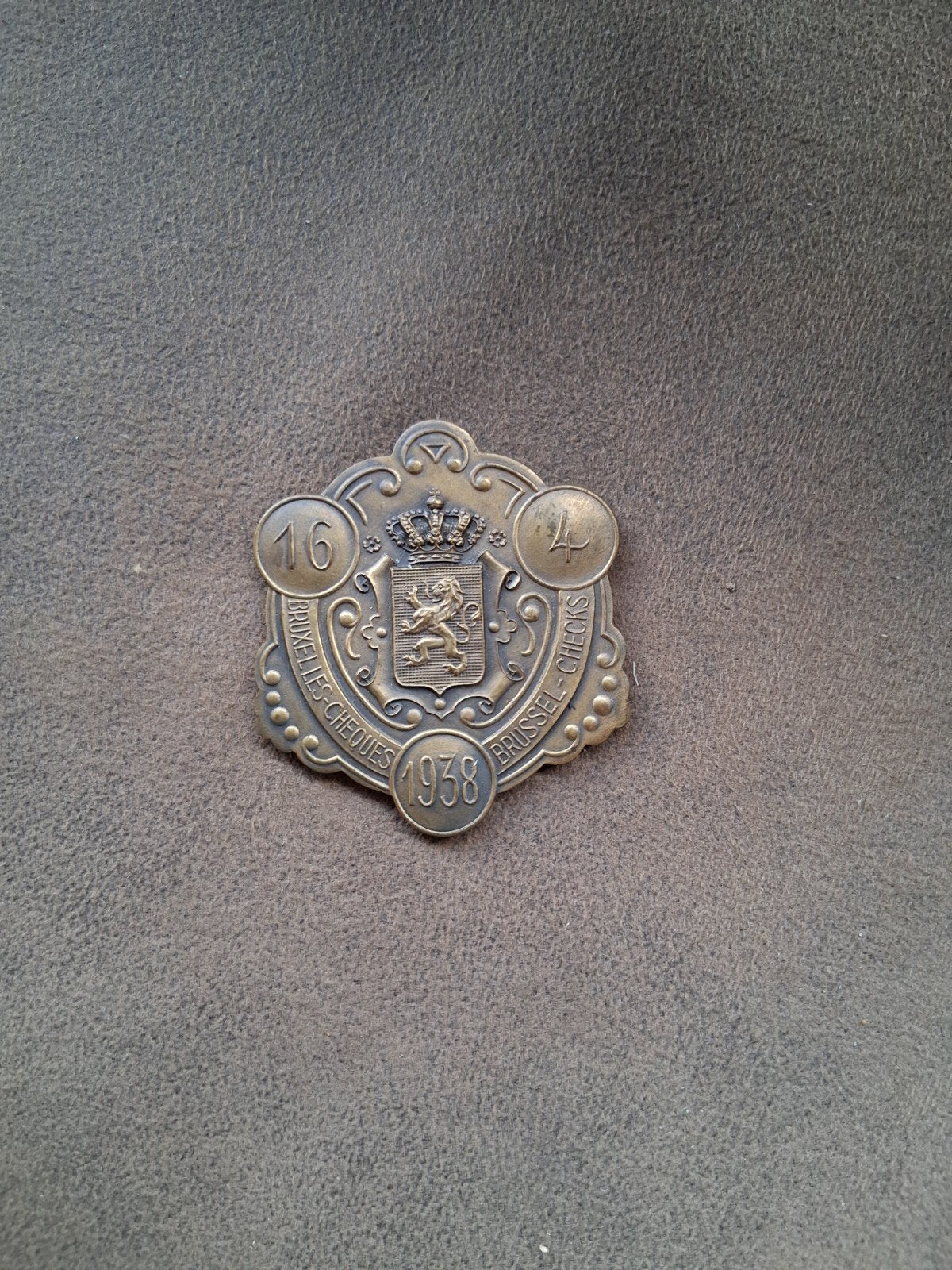 Belgische penning 1938, Ophalen of Verzenden