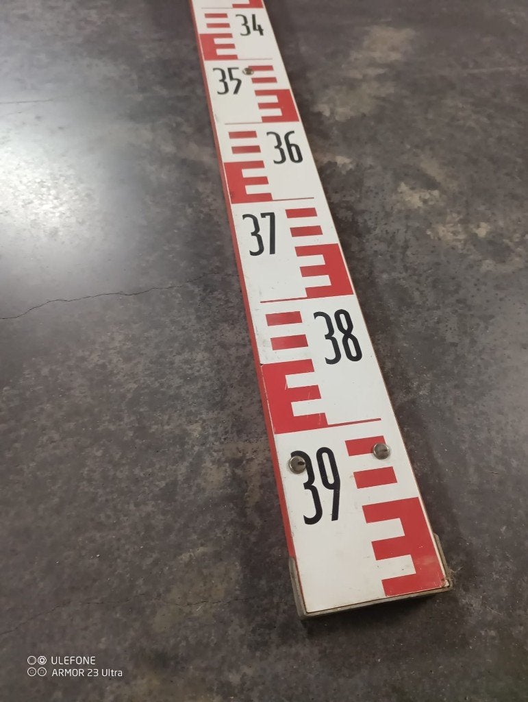 vintage landmeter, Ophalen