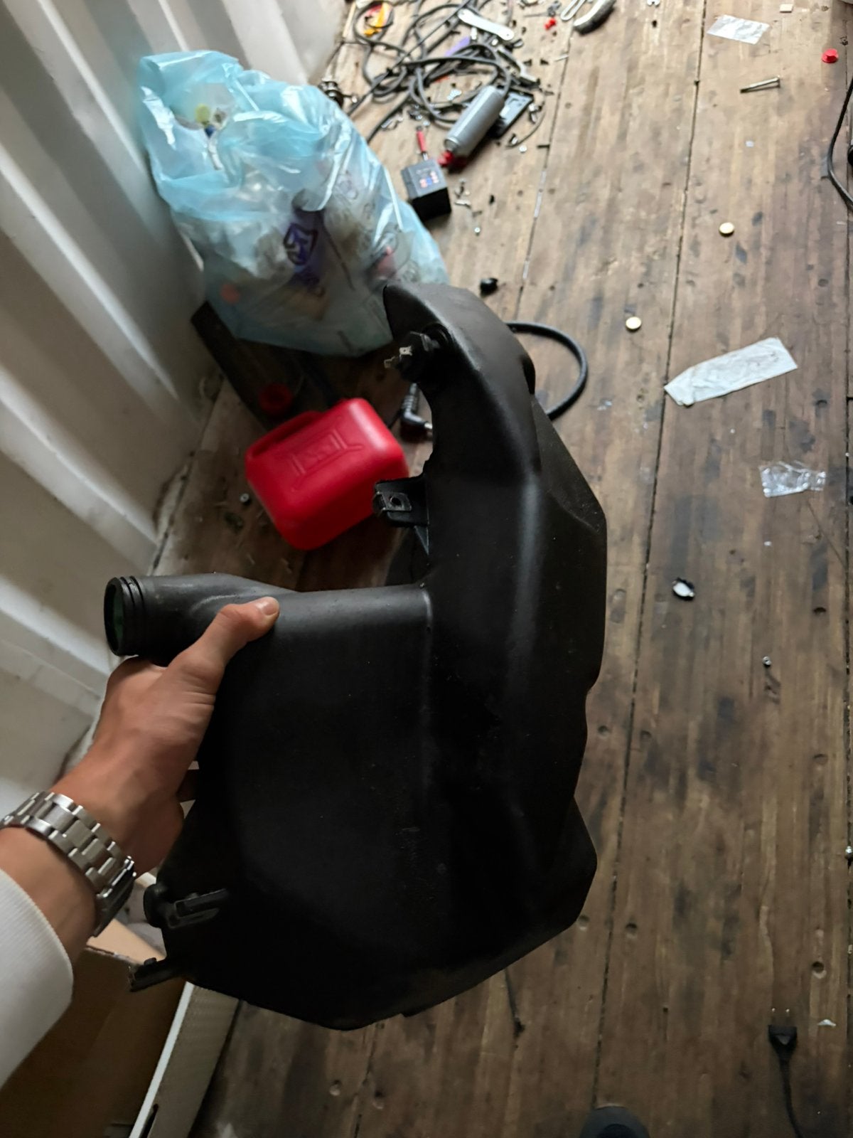 Benzine tank zip, Fietsen en Brommers, Ophalen of Verzenden, Zo goed als nieuw, Benzine, Zip