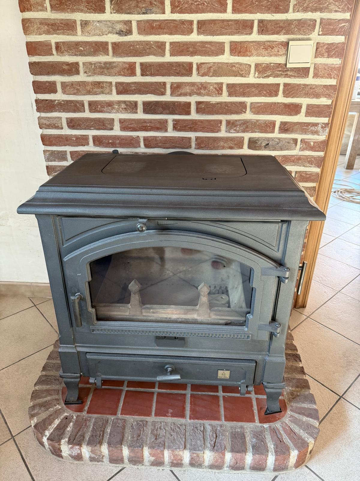 Houtkachel Surdiac Harmony III Mix 16KW allesbrander, Huis en Inrichting, Ophalen, Zo goed als nieuw, Vrijstaand, Allesbrander