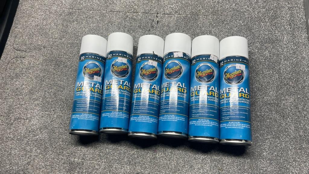 6x Spray Protection Métaux Meguiar's Marine M92 -30%, Enlèvement ou Envoi