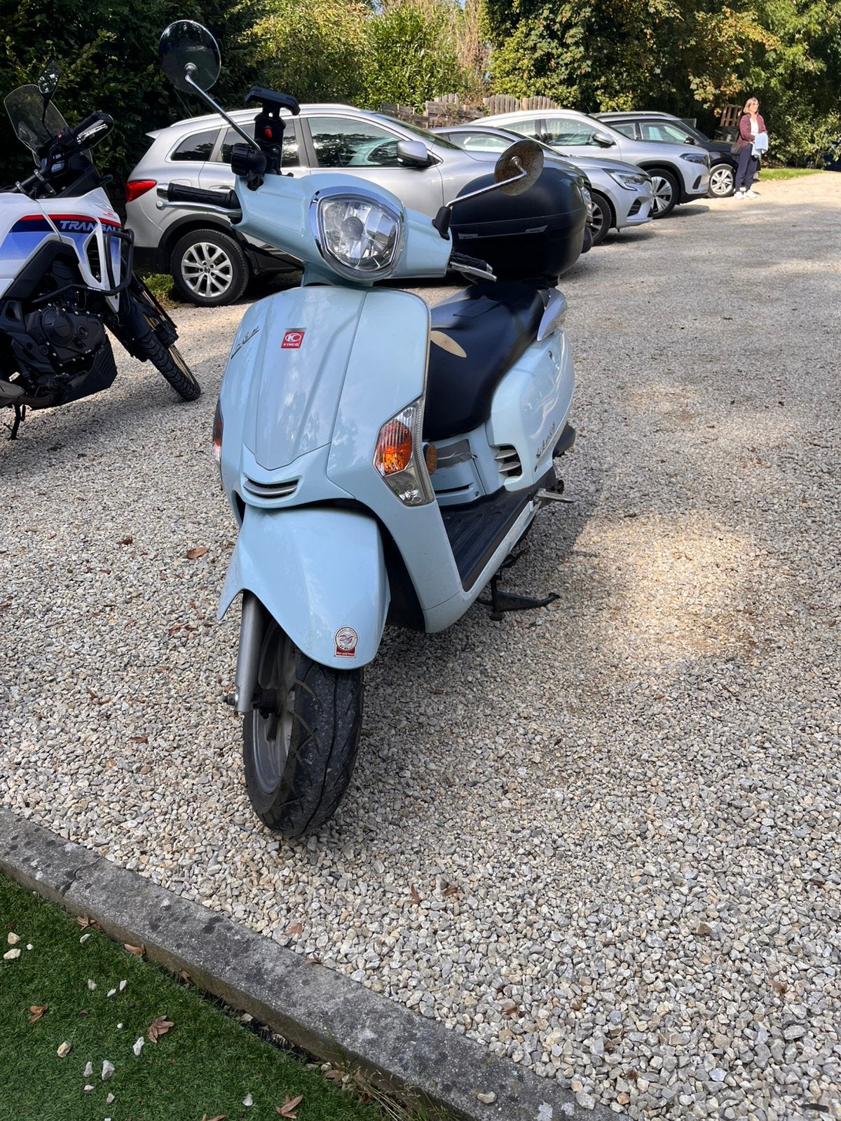 Kymco like 50 bklasse 4takt deel1&2 in orde, Fietsen en Brommers, Ophalen, Gebruikt, Klasse B (45 km/u), Like