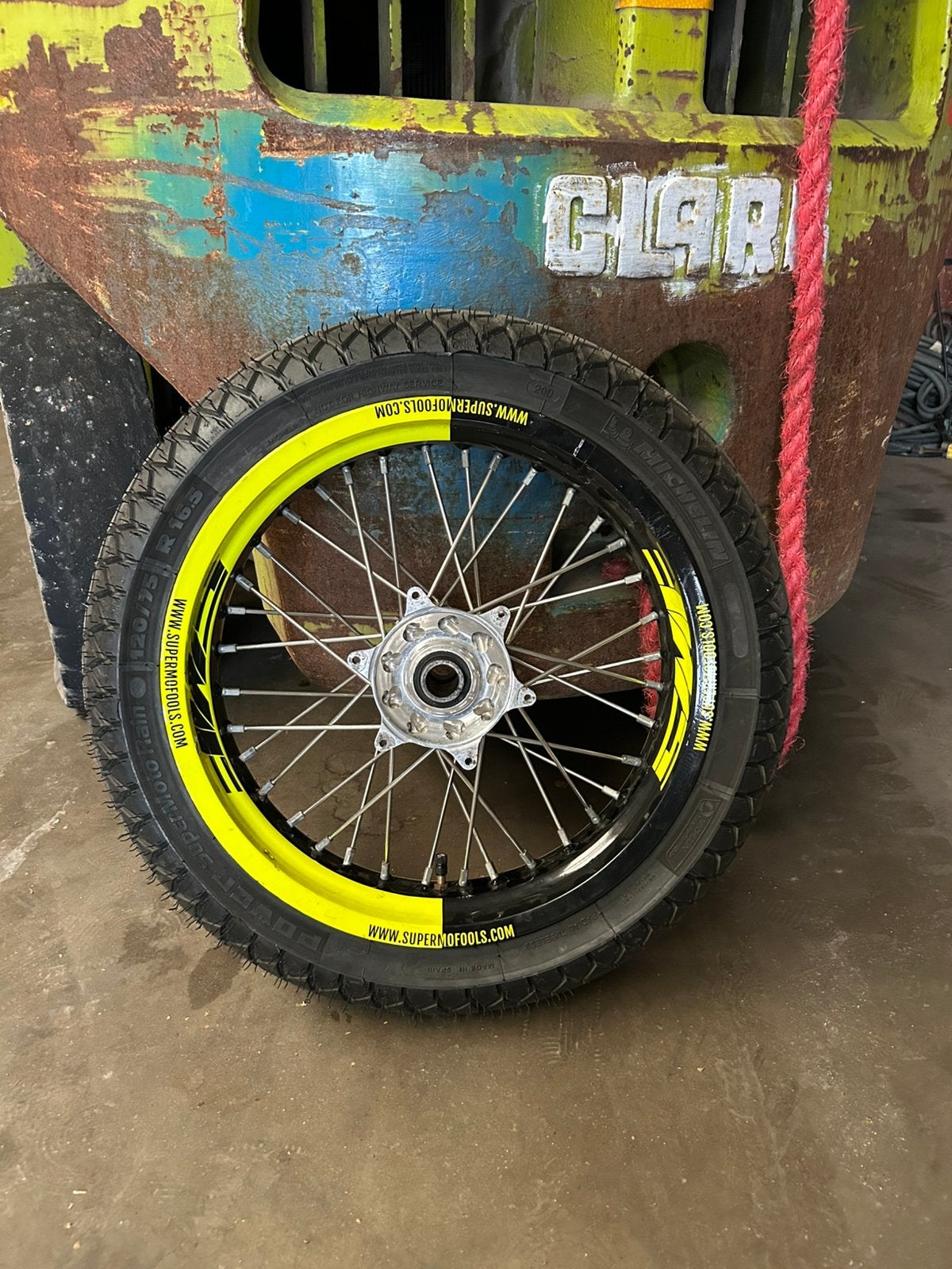 Supermoto velg HAAN, Motos, Enlèvement