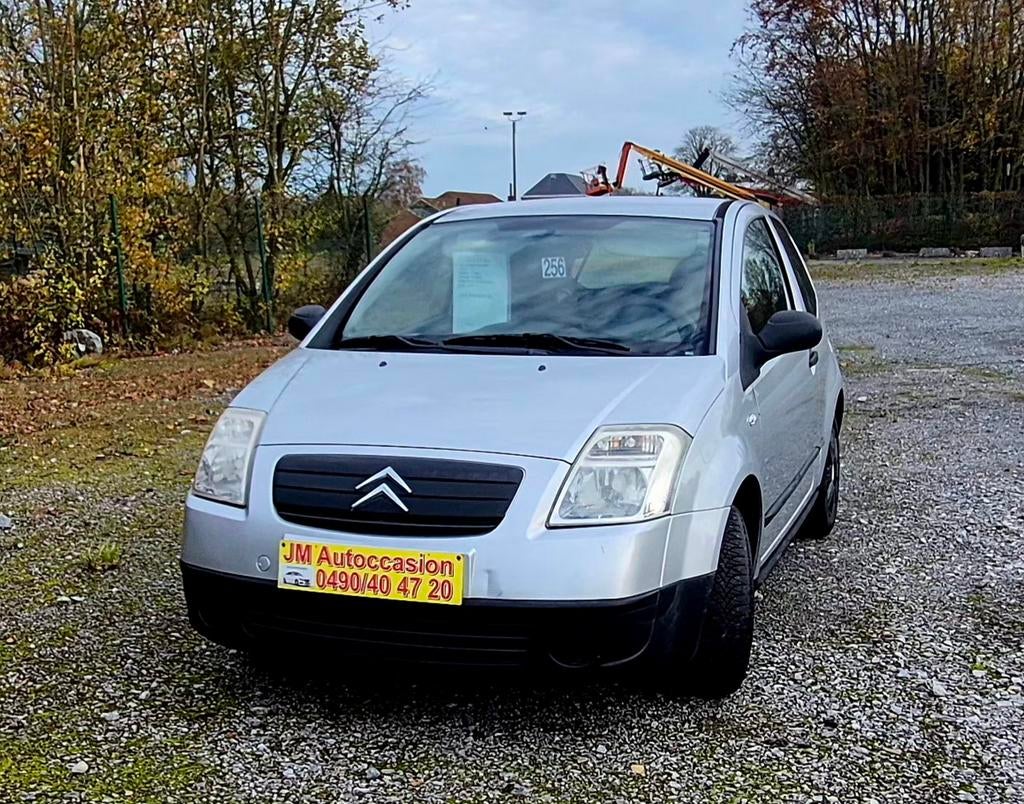 Citroën c2 1.1 essence ️, Argent ou Gris, Achat, Noir, Tissu