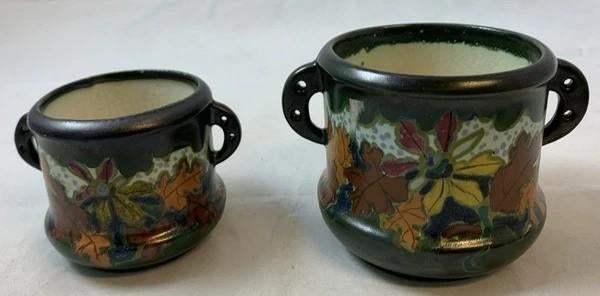 Ensemble de 2 vases Art Nouveau en céramique Gouda de Kepell, Envoi