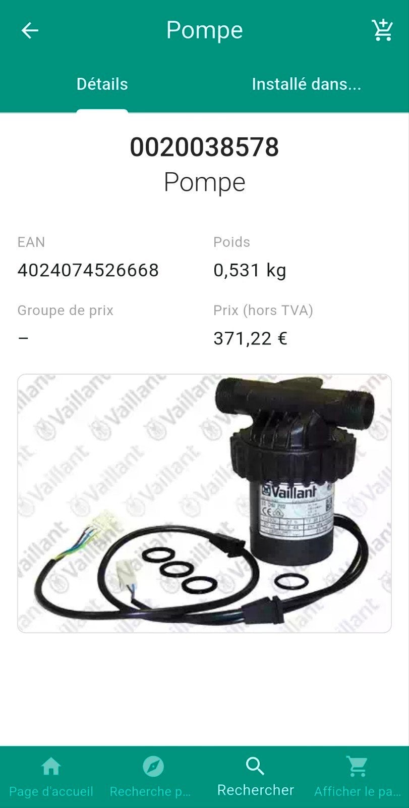 Pompe Sanitaire Vaillant ecoCOMPACT (100% neuve), Enlèvement ou Envoi, Neuf