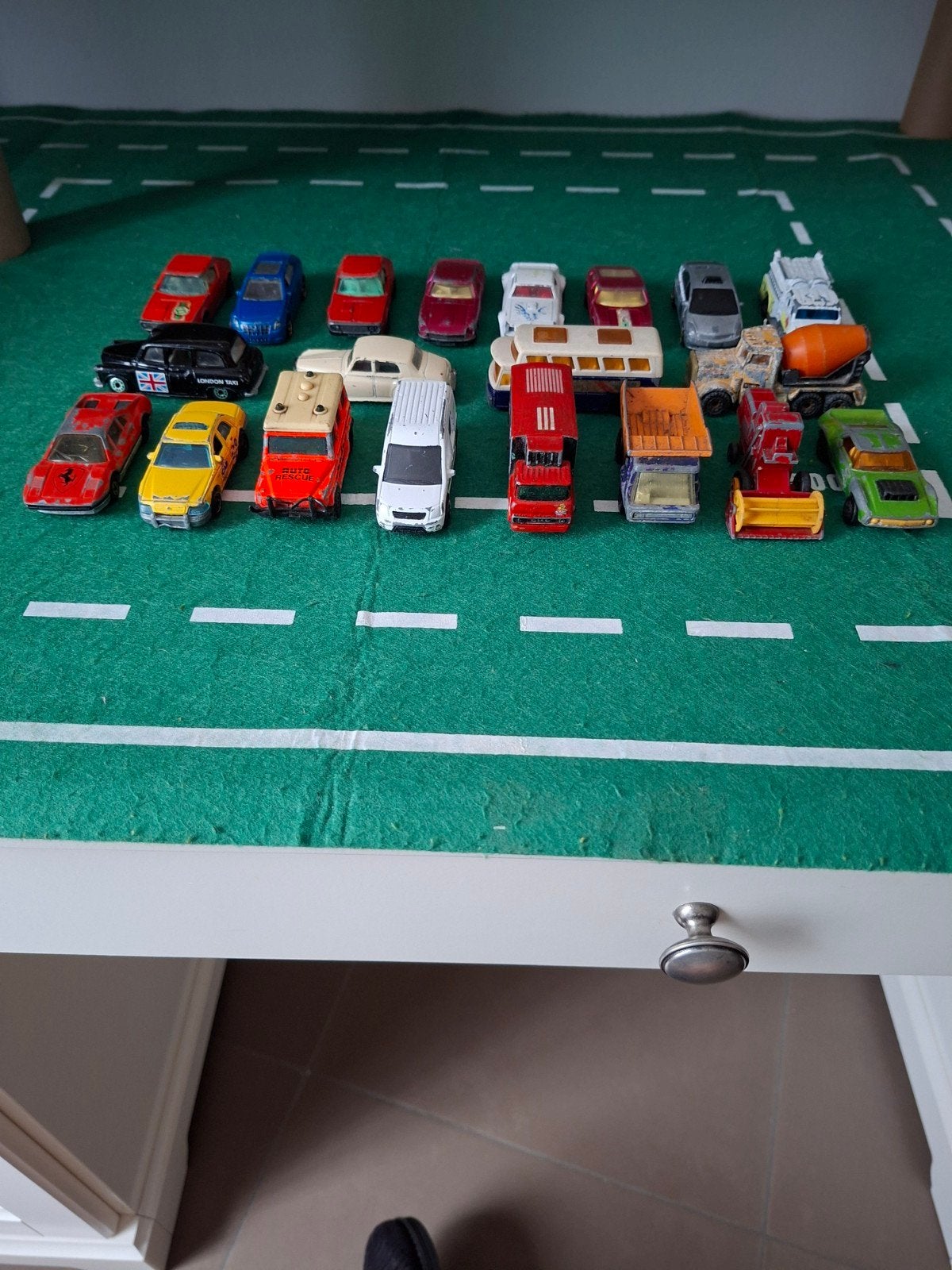matchbox, Hobby en Vrije tijd, Modelauto's | 1:87, Ophalen, Gebruikt, Matchbox