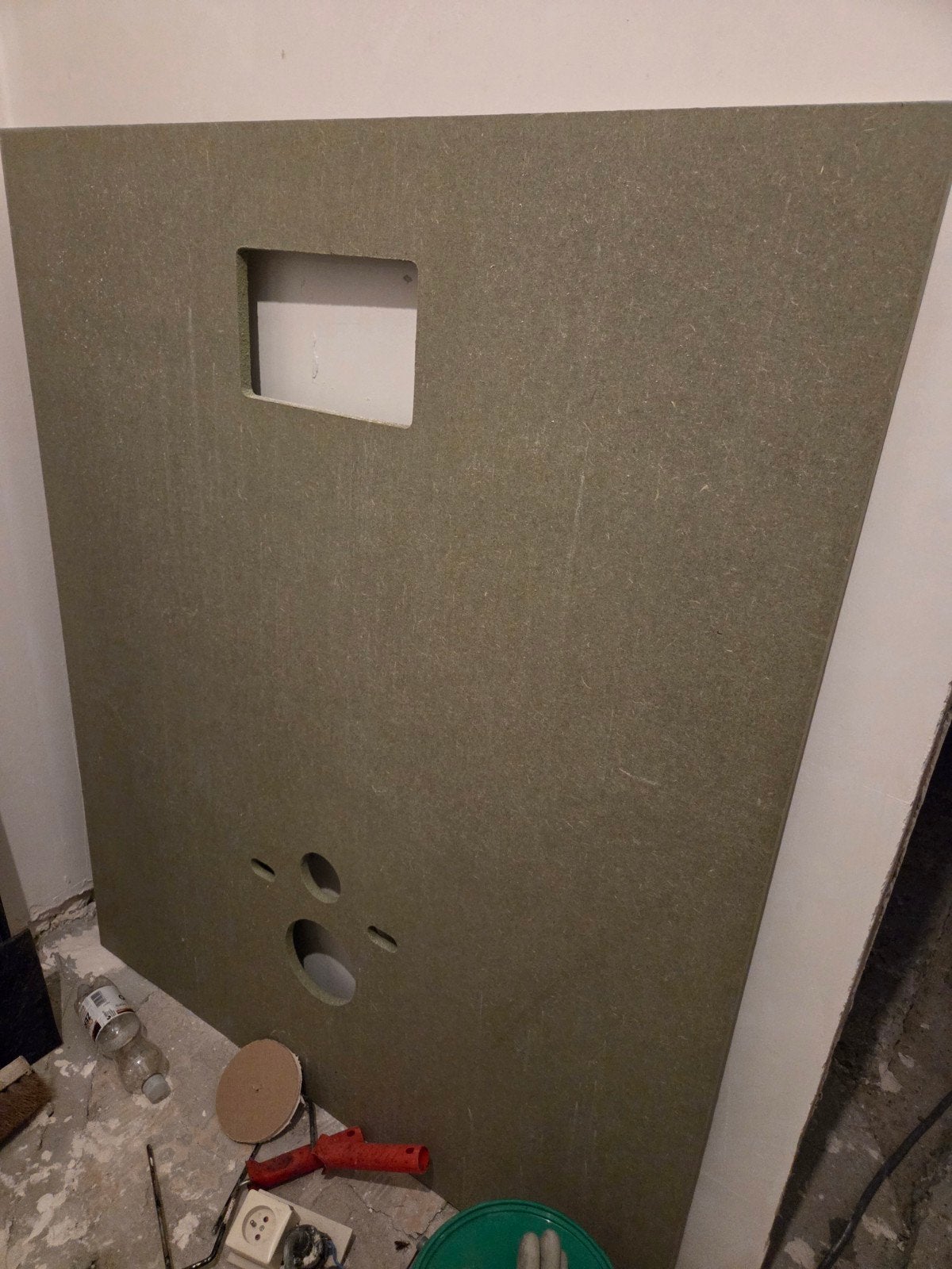 waterwerend mdf hangtoilet plaat, Ophalen of Verzenden