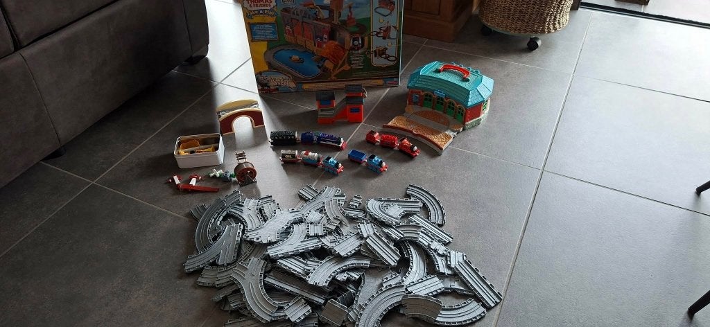 Thomas de trein, Ophalen, Gebruikt