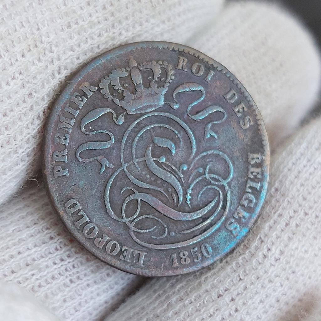 Piece de monnaie / Belgique / 5 Centimes / 1850, Enlèvement ou Envoi, Monnaie en vrac