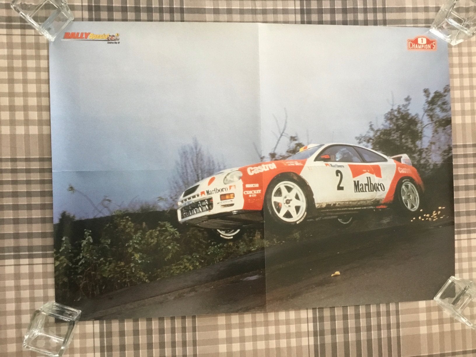 Poster toyota celica marlboro, Ophalen of Verzenden, Zo goed als nieuw
