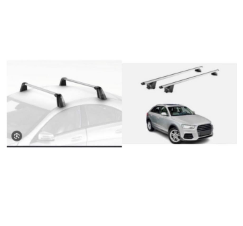 Location barre de toit. Audi Q3/Mercedes W205, Ophalen, Zo goed als nieuw