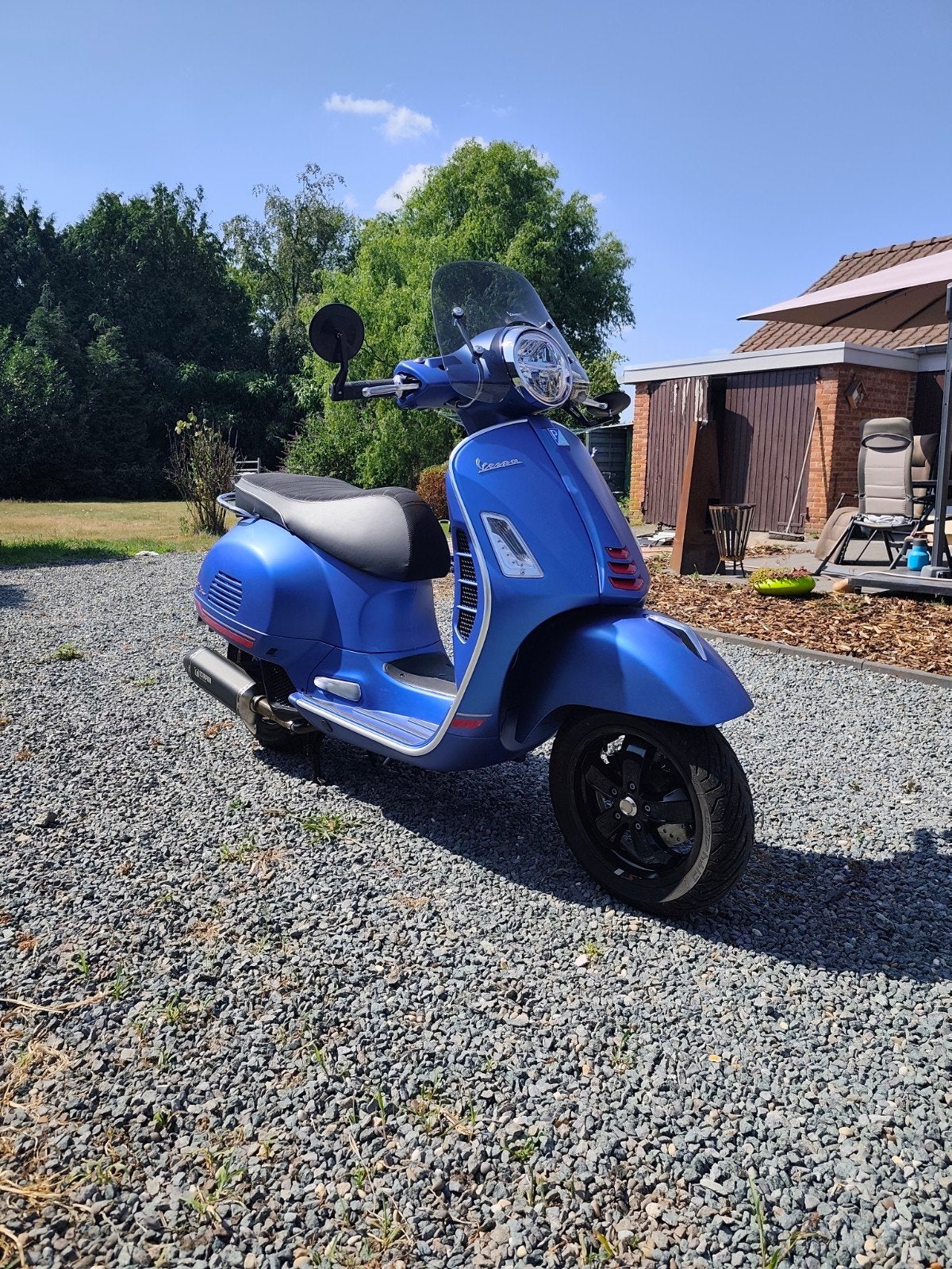 Vespa 125 gts, Ophalen