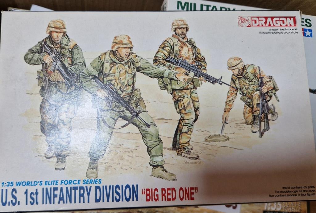 Figurines 1/35 US modern dragon, Envoi