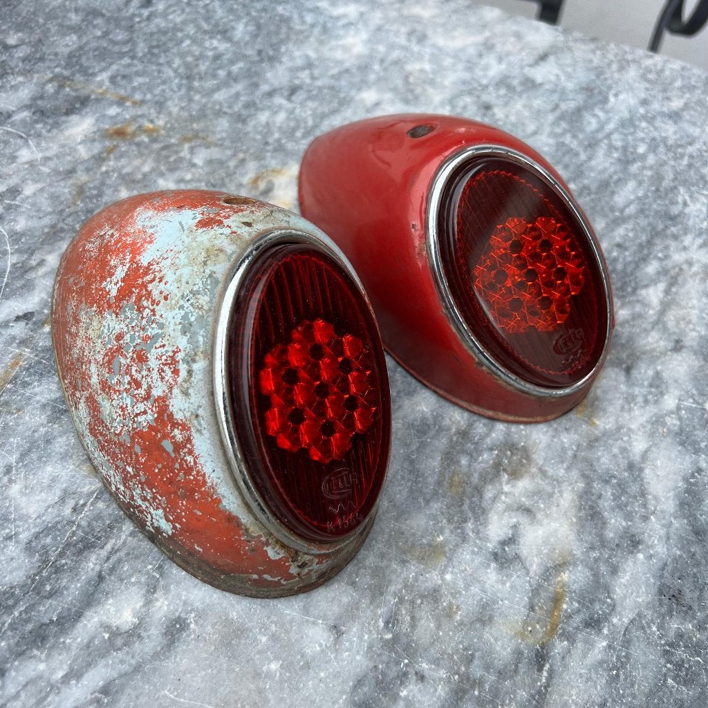 Kit de feux arrière pour VW Beetle, rouge, Hella 56 - 61, Enlèvement ou Envoi, Utilisé