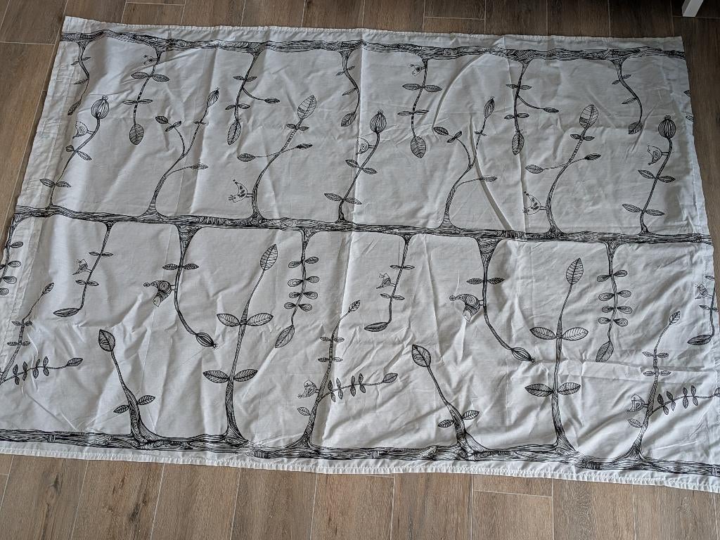3 Ikea eivor verduisterende gordijnen, Ophalen, Gebruikt, 100 tot 150 cm, Zwart