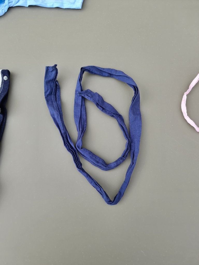 roze of blauw lint, riem, Ophalen, Zo goed als nieuw