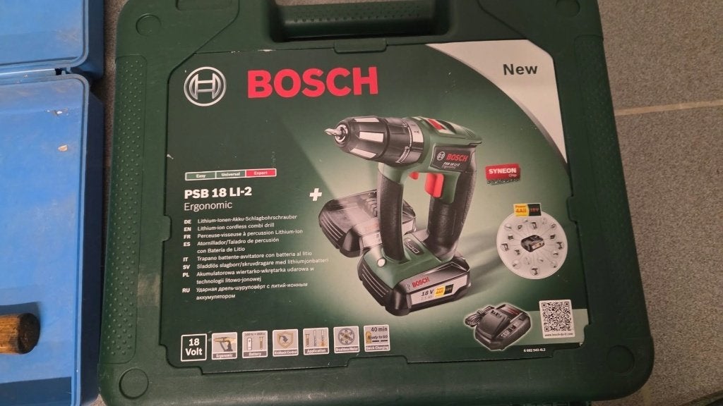 Perceuse à percussion sans fil Bosch PSB 18 Li-2, Bricolage & Construction, Enlèvement, Comme neuf, Perceuse