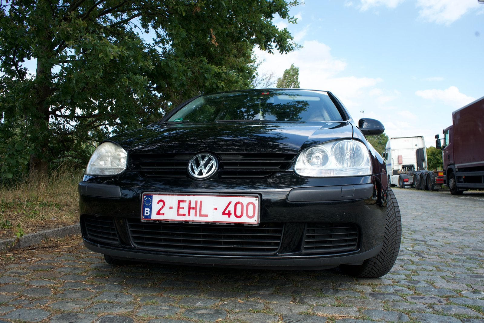 Volkswagen Golf 5 1.4 benzine 16V van 05/2005 te koop., Auto's, Zwart, Handgeschakeld, Grijs, Euro 4