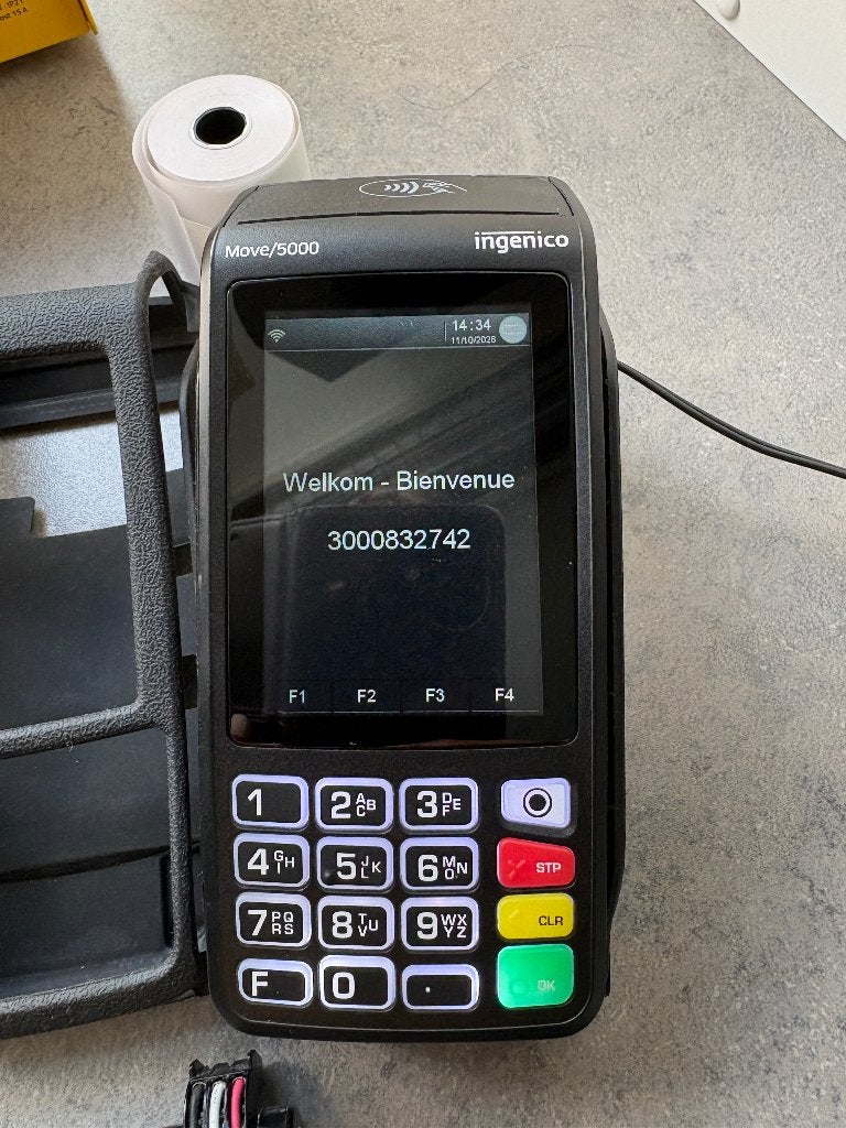 Ingenico Axepta Move/500 – Mobiele betaalterminal, Ophalen of Verzenden