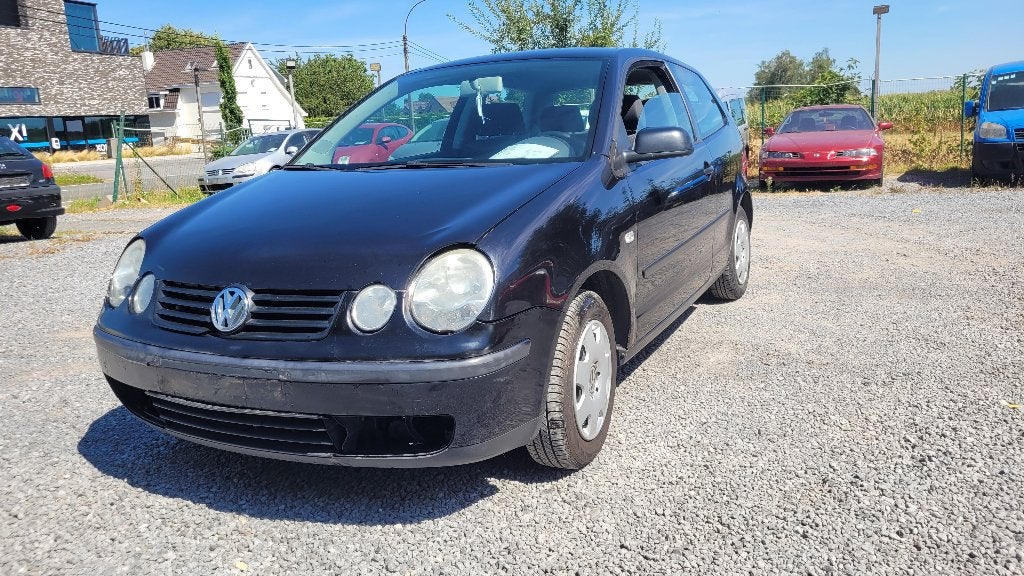 vw polo 1.2i AIRCO CAMERA euro OHBOEK 2003, Voorwielaandrijving, Stof, Zwart, Bedrijf